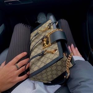 Gucci GG padlock shoulder bag